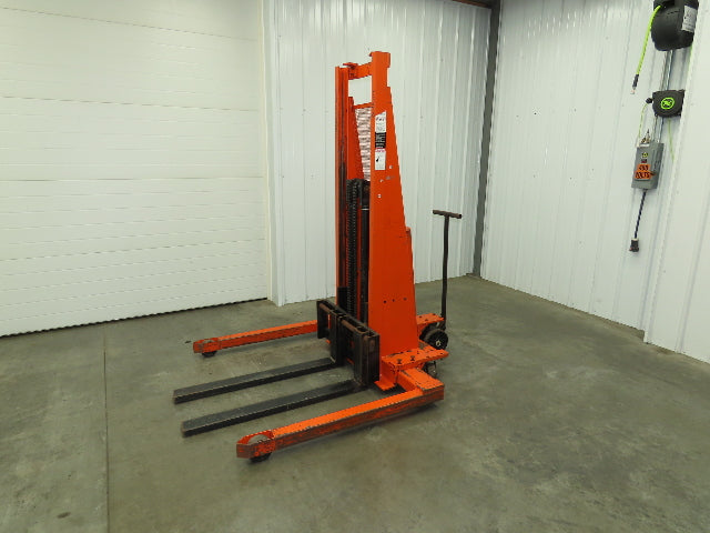 Presto PSA2762 Manual Walkie Straddle Pallet Stacker 12V Lift 2700 Lb 60" Truck