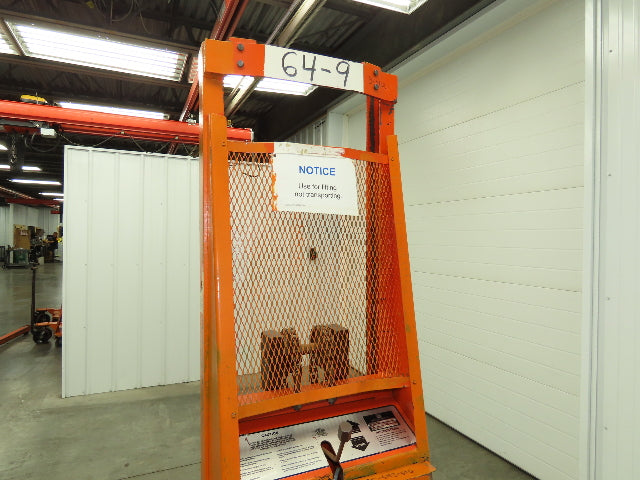 Presto PSA2762 Manual Walkie Straddle Pallet Stacker 12V Lift 2700 Lb 60" Truck