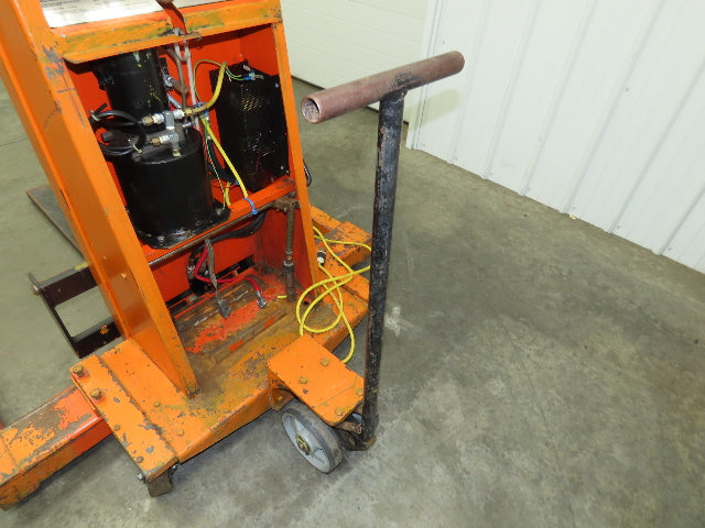 Presto PSA2762 Manual Walkie Straddle Pallet Stacker 12V Lift 2700 Lb 60" Truck