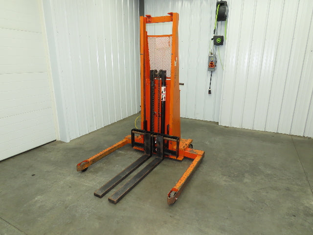 Presto PSA2762 Manual Walkie Straddle Pallet Stacker 12V Lift 2700 Lb 60" Truck