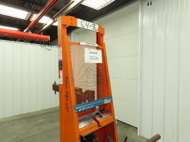 Presto PSA2762 Manual Walkie Straddle Pallet Stacker 12V Lift 2700 Lb 60" Truck