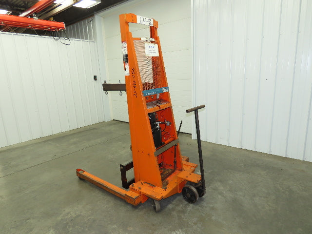 Presto PSA2762 Manual Walkie Straddle Pallet Stacker 12V Lift 2700 Lb 60" Truck