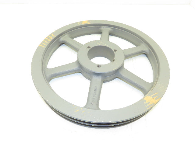 Browning 2TB136 2 Groove V-Belt Pulley A-B 13.88"OD Split Taper Q1 Bushing