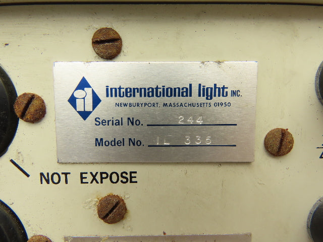 International Light IL 335 Exposure Control w/American Ultraviolet PT 100 Sensor