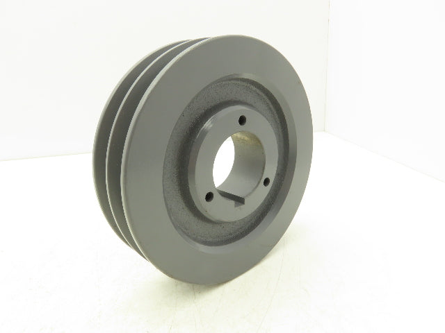 Browning 2TB62 2 Groove Pulley A-B Belt 6.5"-OD Split Taper P1 Bushing Lot Of 2