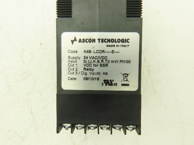 Ascon Tecnologic K48 Mini Programmer Controller Relay With Independent Timer