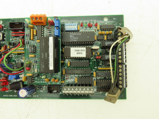 Omron STI 43185-0010 Printed Circuit Board Control Interface PCB Card Rev B