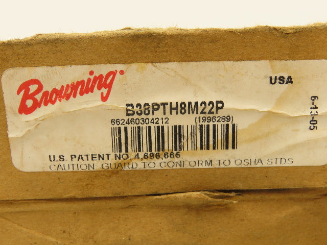 Browning B38PTH8M22P Belt Sprocket 38Tooth Uses P1 Bushing
