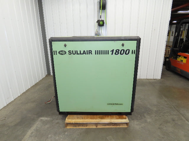 Sullair 1809/A Rotary Screw Air Compressor 125 PSI 25 HP 460V 63371 hrs