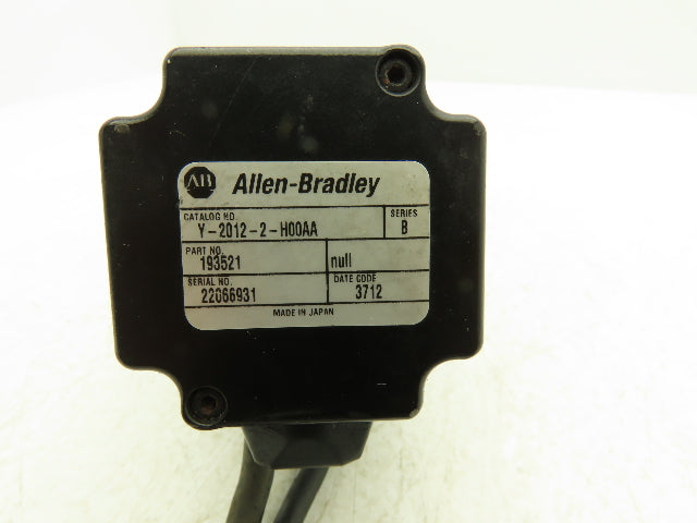 Allen Bradley Y-2012-2-H00AA AC Servo Motor 1.40Nm 4500rpm 230VAC 3Ph 193521