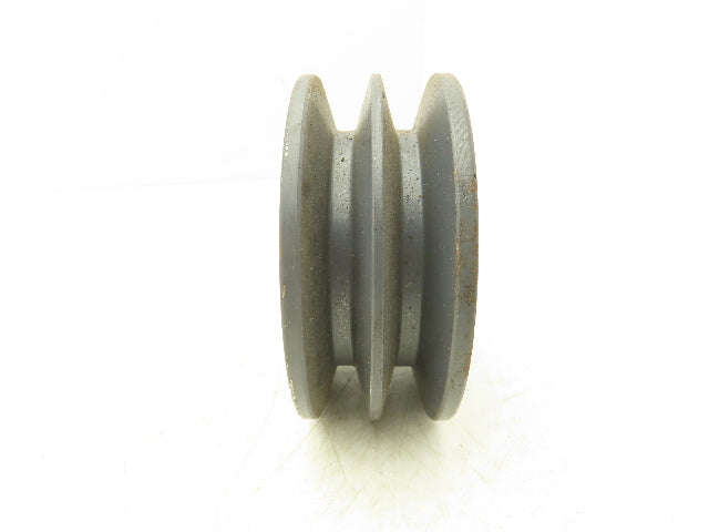 Browning 2TB40 V-Belt Pulley 2 Groove A-B Belt 4.35"OD P1 Bushing Lot Of 2