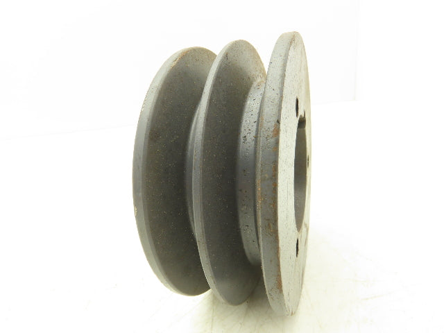 Browning 2TB40 V-Belt Pulley 2 Groove A-B Belt 4.35"OD P1 Bushing Lot Of 2