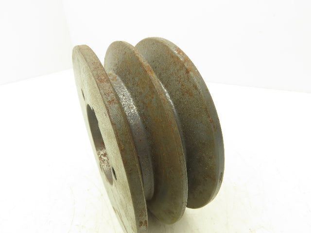 Browning 2TB40 V-Belt Pulley 2 Groove A-B Belt 4.35"OD P1 Bushing Lot Of 2