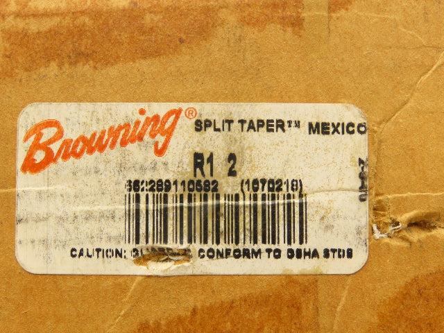 Browning R1 2 Split Taper Bushing R1 Series x 2" Bore