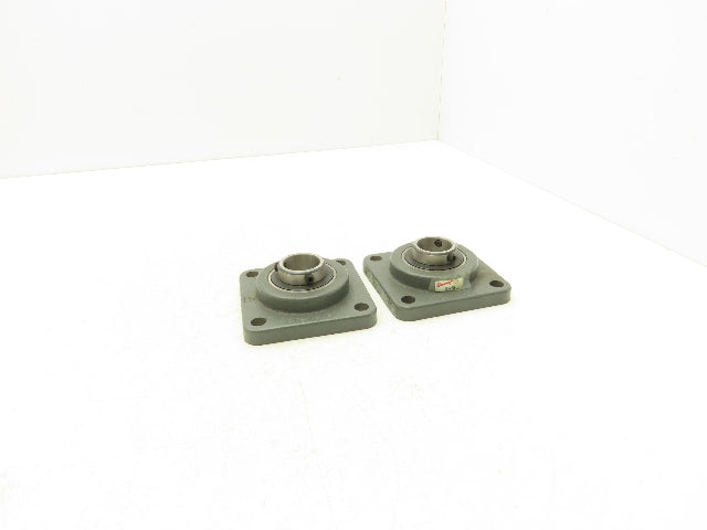 Browning VF4S-219 Flange Bearing 30mm Locking Set Screws 4 Bolt Lot Of 2