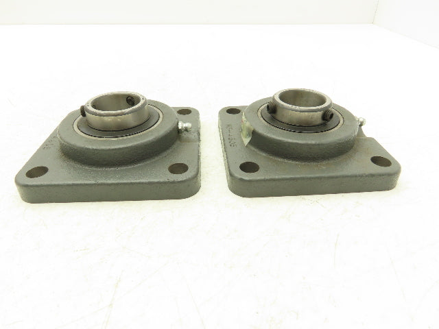 Browning VF4S-219 Flange Bearing 30mm Locking Set Screws 4 Bolt Lot Of 2