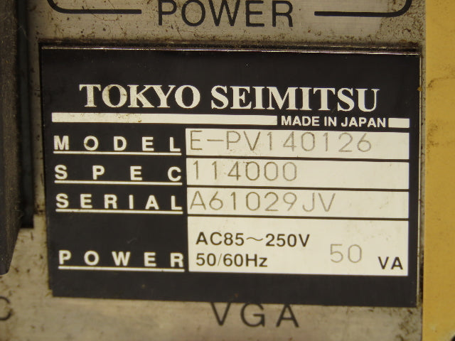 Tokyo Seimitsu TSK E-PV140126 PULCOM-V Control Panel Operator Touchscreen