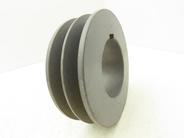 Browning 2Q5V52 2 Groove V-Belt Pulley 5.2"OD 5V Belt Q1 Bushing Lot Of 2
