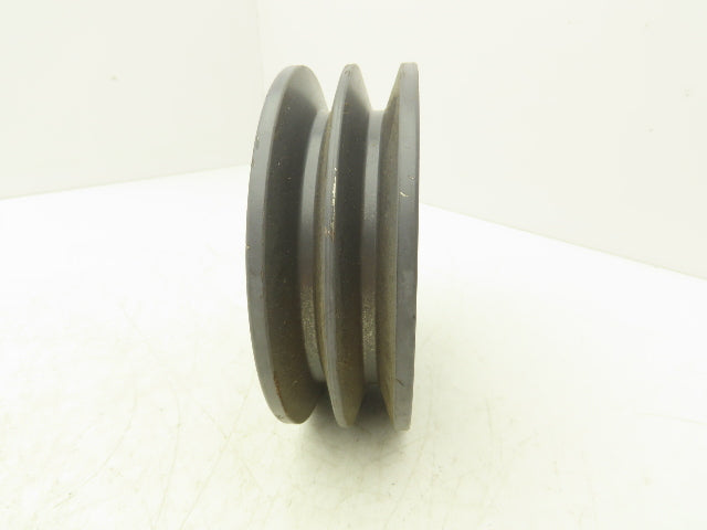 Browning 2Q5V52 2 Groove V-Belt Pulley 5.2"OD 5V Belt Q1 Bushing Lot Of 2