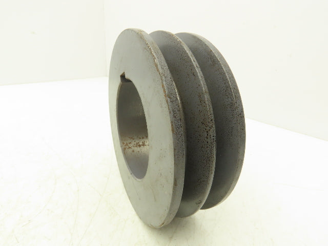 Browning 2Q5V52 2 Groove V-Belt Pulley 5.2"OD 5V Belt Q1 Bushing Lot Of 2