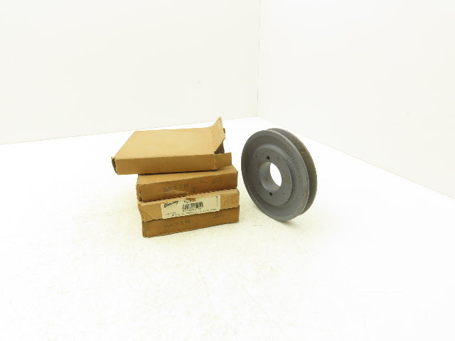 Browning AK51H Single Groove Pulley 4.9"OD A-Belt Split Taper Bushing Lot Of 4