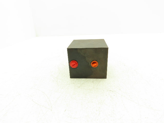 Jergens 60384 Block Style Double Acting Hydraulic Cylinder 1" Stroke 5000 PSI