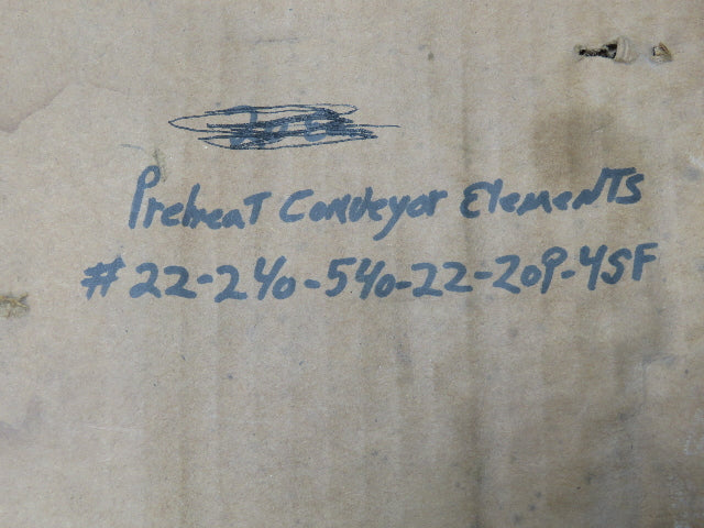 Quartz Glass Tube Heating Element 9x575mm Pre-Heat Conveyor 22.5" Lot of 4