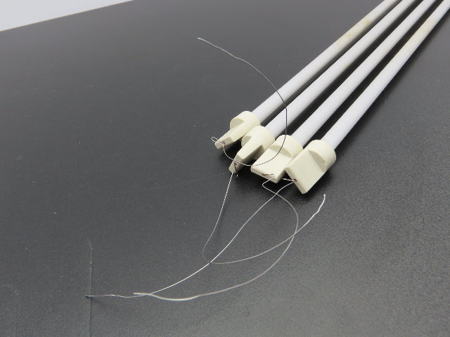 Quartz Glass Tube Heating Element 9x575mm Pre-Heat Conveyor 22.5" Lot of 4