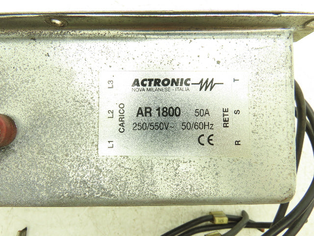 Actronic AR 1800 Power Filter 250/550v 50/60Hz 3ph 50A