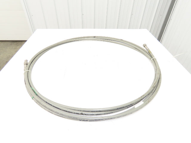 Parker 2440D-05V37 Polyflex 8.0mm 5/16" x 30' Hose Max WP 21750PSI 3/4-18 Flair