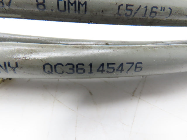 Parker 2440D-05V37 Polyflex 8.0mm 5/16" x 30' Hose Max WP 21750PSI 3/4-18 Flair