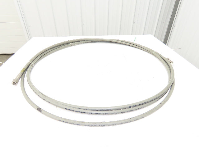 Parker 2440D-05V37 Polyflex 8.0mm 5/16" x 30' Hose Max WP 21750PSI 3/4-18 Flair