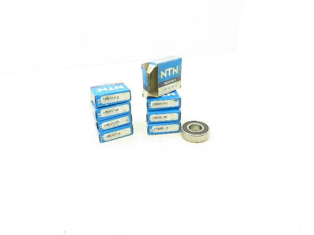NTN 6204LLBC3/EM Ball Bearing 20mm-ID x 47mm-OD x 14mm-W Lot Of 8