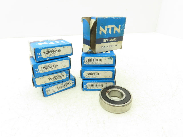 NTN 6204LLBC3/EM Ball Bearing 20mm-ID x 47mm-OD x 14mm-W Lot Of 8