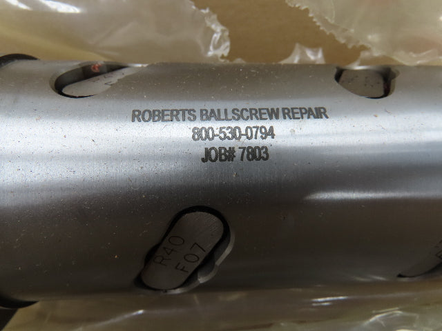 Roberts Ball Screw & Nut Assy 40mm Dia 12mm Pitch 33.5" OAL