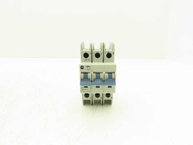 Allen Bradley 1489-A3D030 Circuit Breaker 20A 3 Pole 480Y/277 VAC Ser A Lot of 8