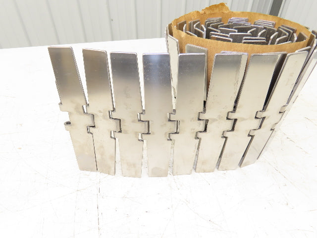 MCC 60M72M 7.5" Magnetflex Max-Line Stainless TableTop Flex Conveyor Chain 10'