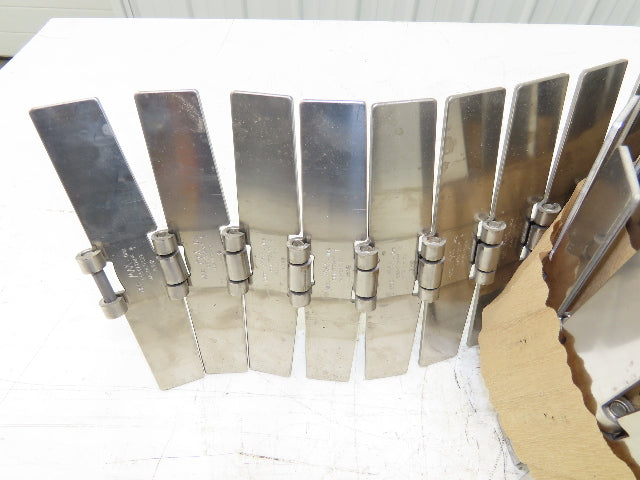 MCC 66M72M 7.5" Magnetflex Max-Line Stainless TableTop Flex Conveyor Chain 10'