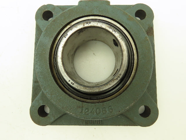 Dodge 124066 Flange Mount Bearing 2" Bore 4 Bolt Set Screw Locking Cast Iron