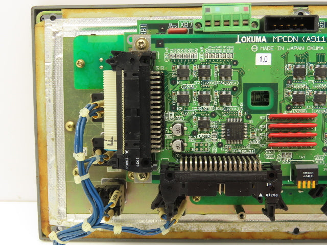 Okuma E0105-566-055-6 HMI Keypad Operator Control Panel With E-Stop & MPG Wheel