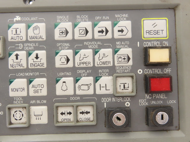 Okuma E0105-566-055-6 HMI Keypad Operator Control Panel With E-Stop & MPG Wheel