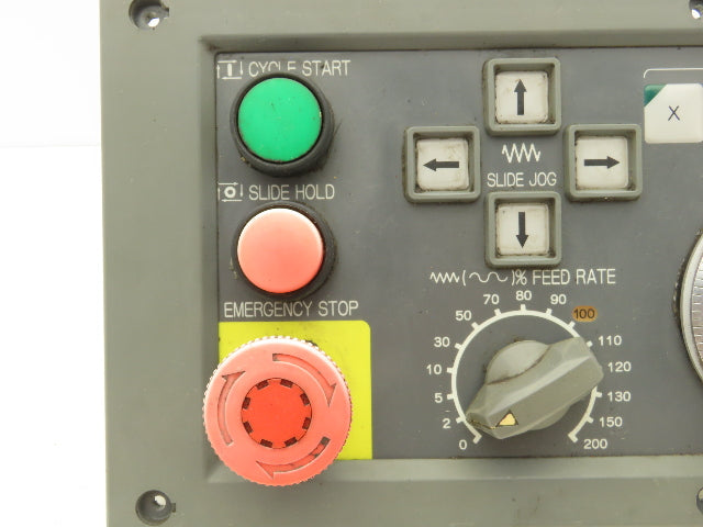 Okuma E0105-566-055-6 HMI Keypad Operator Control Panel With E-Stop & MPG Wheel