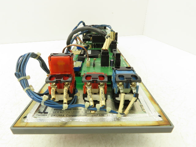 Okuma E0105-566-055-6 HMI Operator Control Panel With E-Stop & MPG Wheel *Read