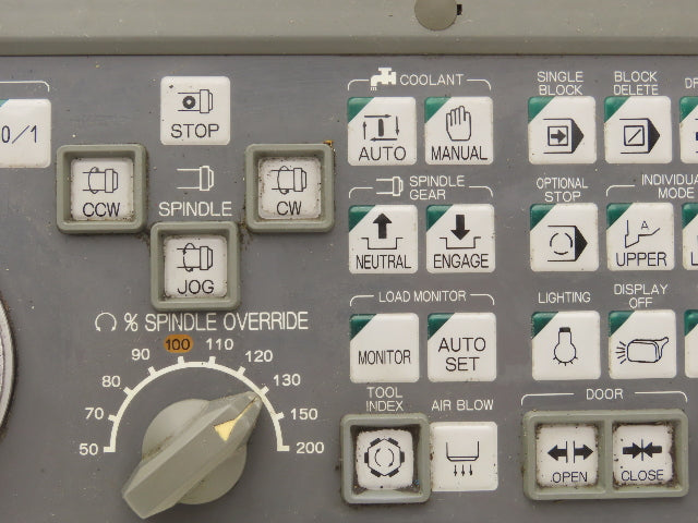 Okuma E0105-566-055-6 HMI Operator Control Panel With E-Stop & MPG Wheel *Read