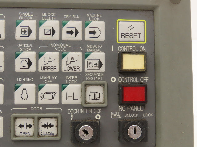 Okuma E0105-566-055-6 HMI Operator Control Panel With E-Stop & MPG Wheel *Read