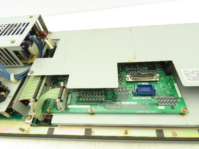 Okuma OSP-E100L Operator Control Panel PNL-E10I Monitor Assy LU-25 CNC Lathe