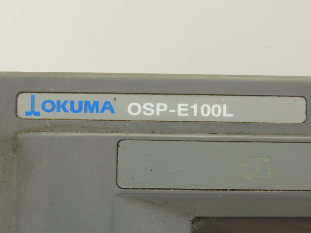 Okuma OSP-E100L Operator Control Panel PNL-E10I Monitor Assy LU-25 CNC Lathe
