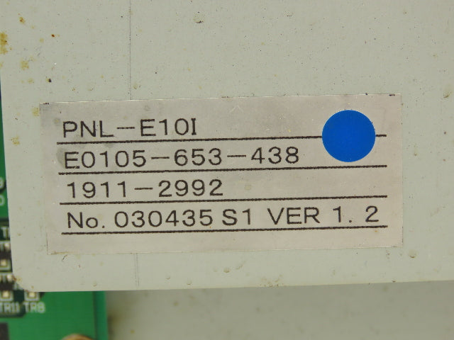 Okuma OSP-E100L Operator Control Panel PNL-E10I Monitor Assy LU-25 CNC Lathe