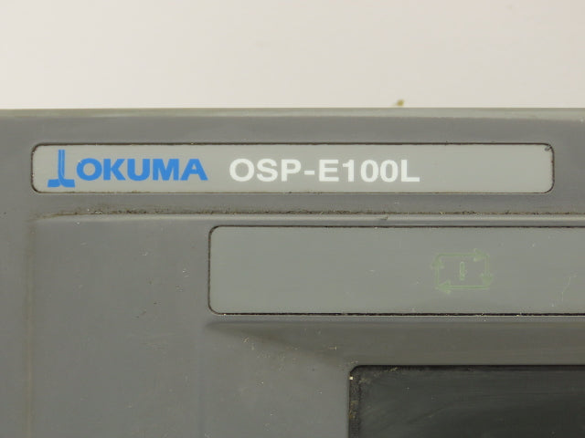 Okuma OSP-E100L Operator Control Panel PNL-E10I Monitor Assy LU-25 CNC Lathe