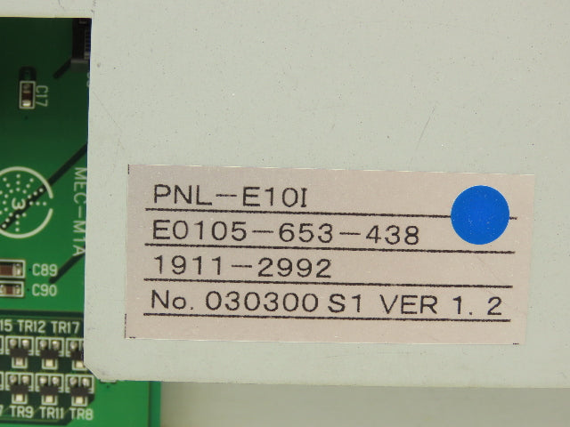 Okuma OSP-E100L Operator Control Panel PNL-E10I Monitor Assy LU-25 CNC Lathe